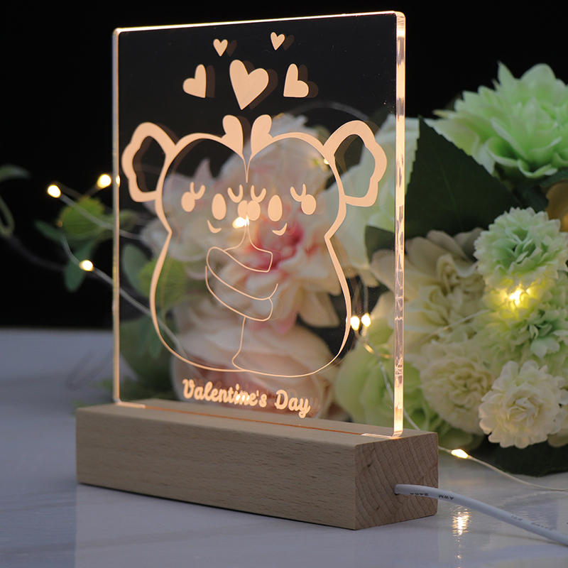 Acrylic Night Lamp Acrylnachtlampe