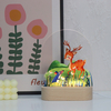 Tierreihe Nightlight Fox Muster USB -Acryllampe
