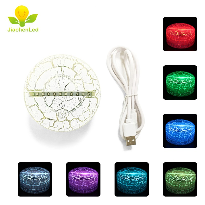 RGB Crack ABS -LED -Anzeige mit Batteriekasten