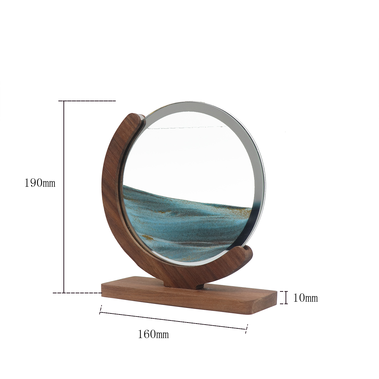 Kreative Atmosphäre Lampe fließende SandlED -Nachtlicht