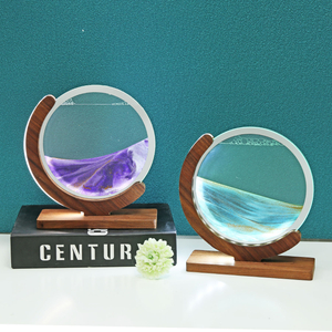 Kreative Atmosphäre Lampe fließende SandlED -Nachtlicht