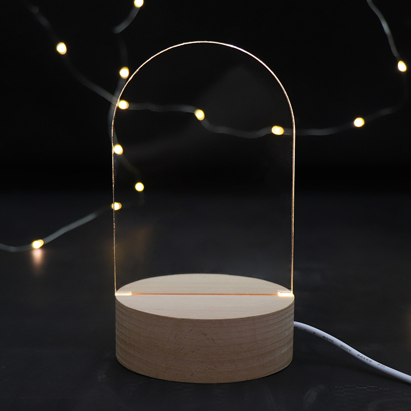 Bogenform DIY Acrylnachtlicht