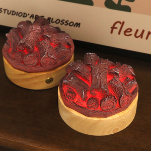 Weißes Geräuschflamme LED -Nachtlicht LED