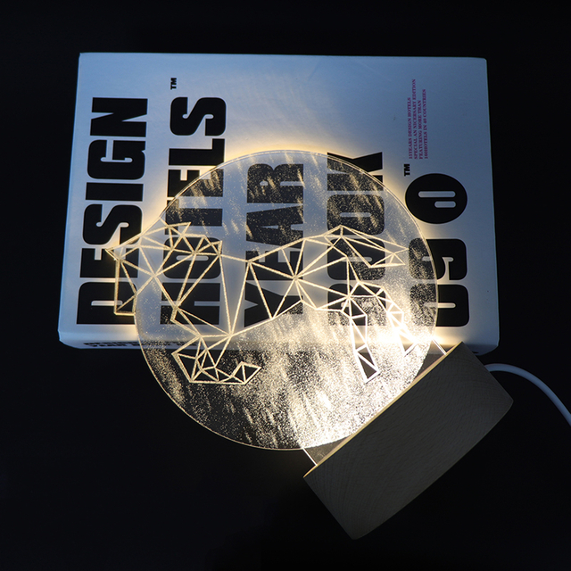 Einhorn Acrylleitung Kindergarten Nachtlicht Nachtlamptisch für Schlafzimmer