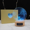 3D Custom Creative Visualisierung Lampe Bluetooth 3D wiederaufladbares LED -Tischleuchte