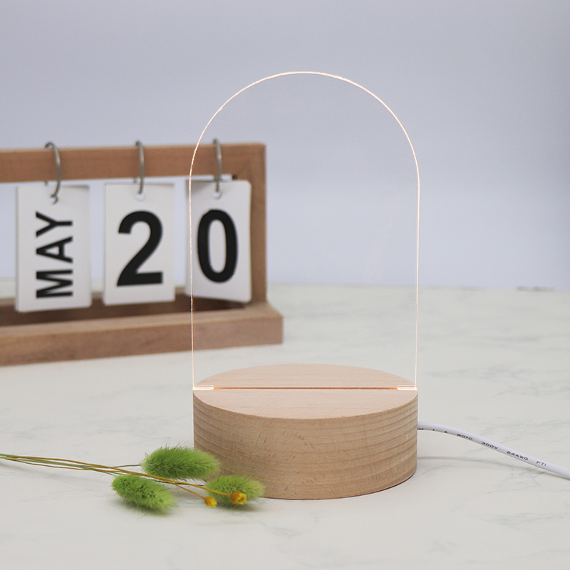 Bogenform DIY Acrylnachtlicht