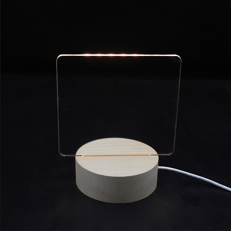 Einfache und kreative leere Hand gezogene DIY -Acryllampe