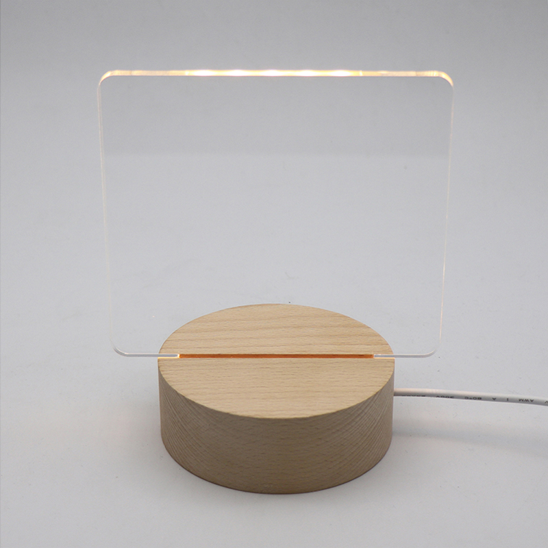 Einfache und kreative leere Hand gezogene DIY -Acryllampe