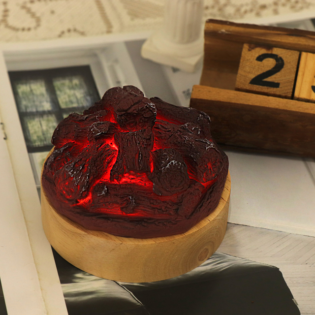 Weißes Geräuschflamme LED -Nachtlicht LED