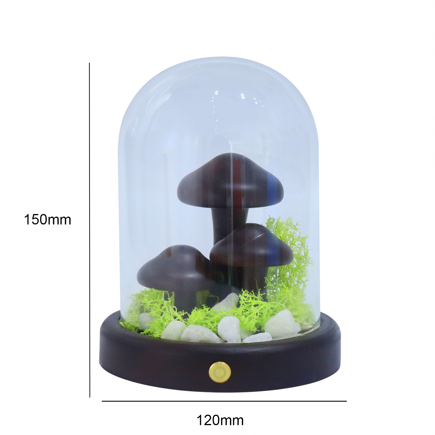 Amazonienschnur kabellose Tischlampen Pilzlampe Vintage Night Lights