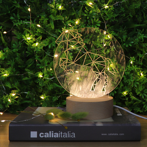 Einhorn Acrylleitung Kindergarten Nachtlicht Nachtlamptisch für Schlafzimmer